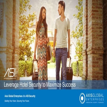 Leverage Hotel Security to Maximize Success