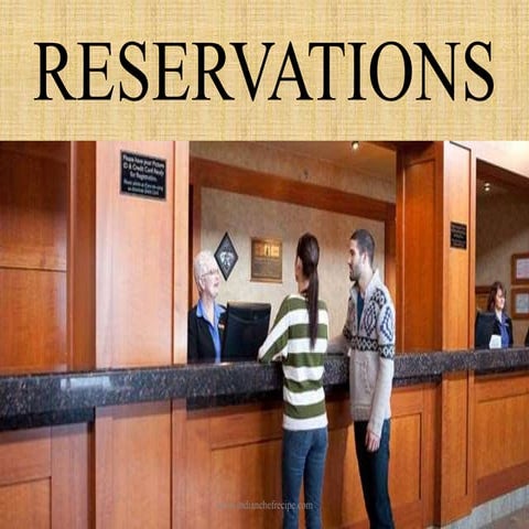 Front Office Services-Hotel Reservation in Hotel