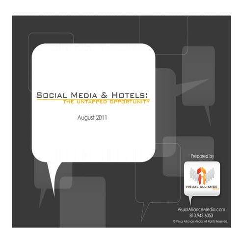 Hotels & Social Media by Visual Alliance Media