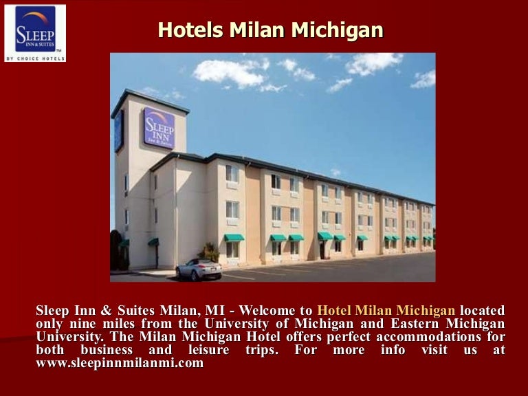 Hotels milan michigan
