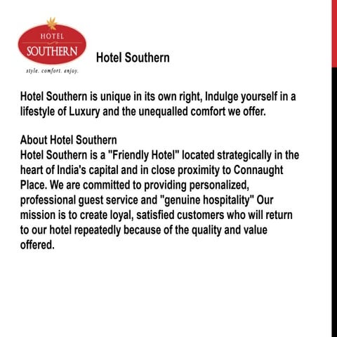 Hotel southern | PPT