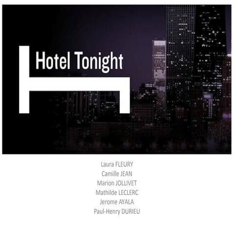 Hotel tonight presentation