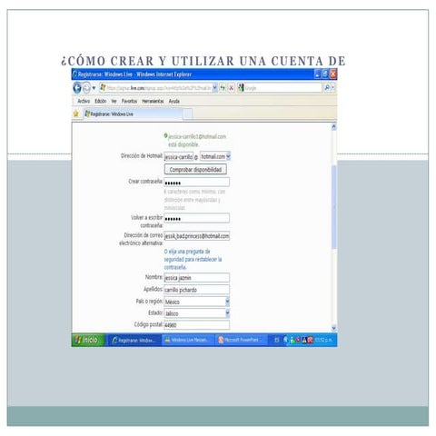 Tutorial crear cuenta en gmail | PDF