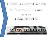 hotmail 1-888-269-0130  customer su...
