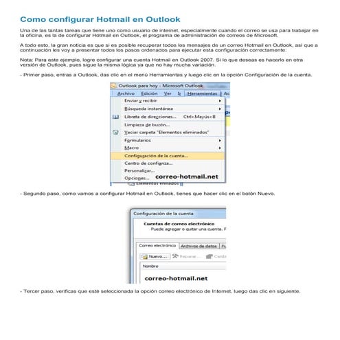 Hotmail a outlook