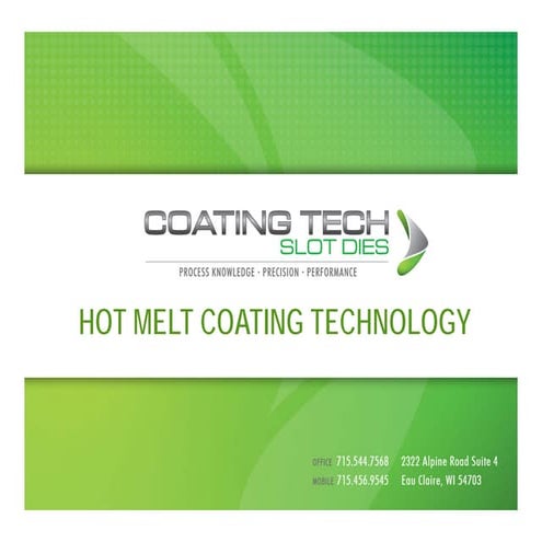 Hot Melt Coating Technology