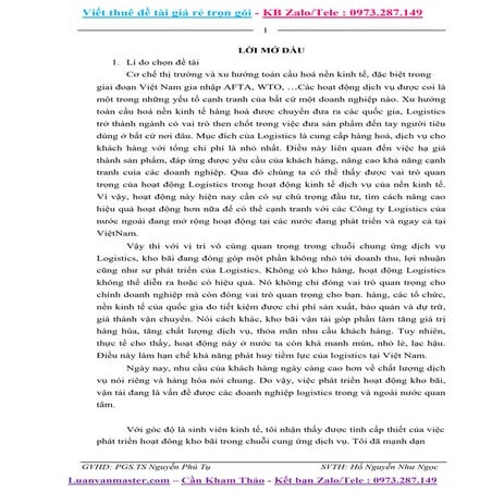 Hoạt động logistics trong dịch vụ kho tại công ty ICD Tân Cảng Sóng Thần.doc