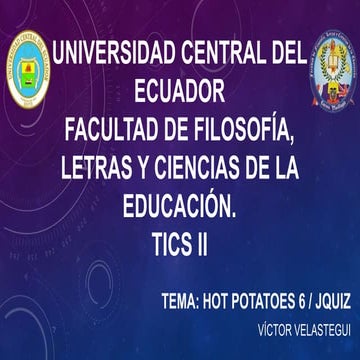 Hot Potatoes 6 JQuiz