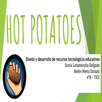 Hot potatoes presentación | PPTX