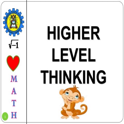 Higher order thinking skils