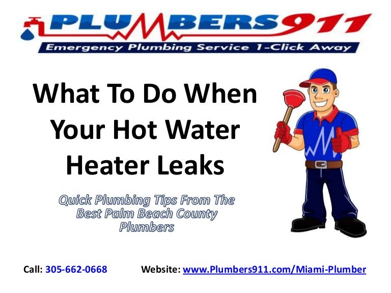 What To Do When Your Hot Water Leaks