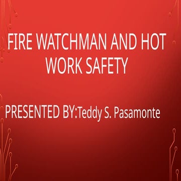Hot Work | PPTX