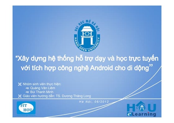 HOU-eLearning - liemqv & minhbt