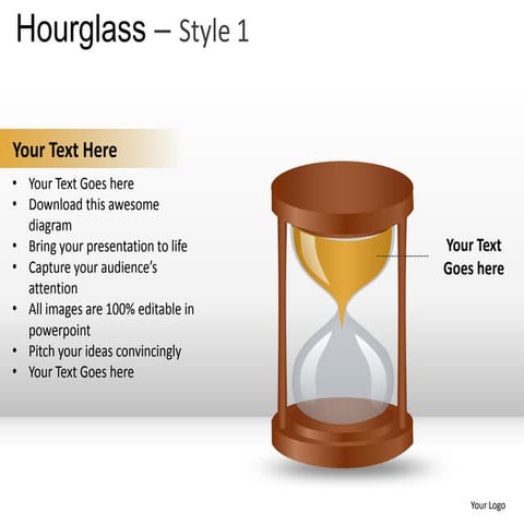 Hourglass  style 1 powerpoint presentation templates
