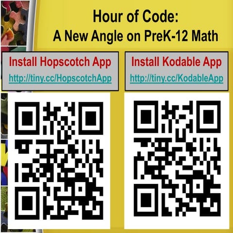 Hour of Code: A New Angle on PreK-12 Math