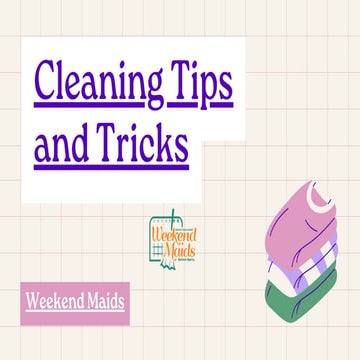 Top 10 essential home cleaning products infographic | PDF