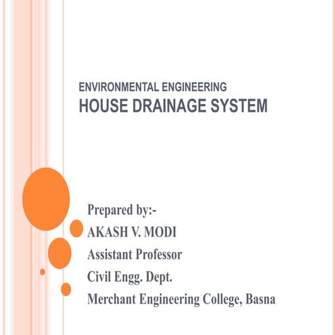 House drainage system