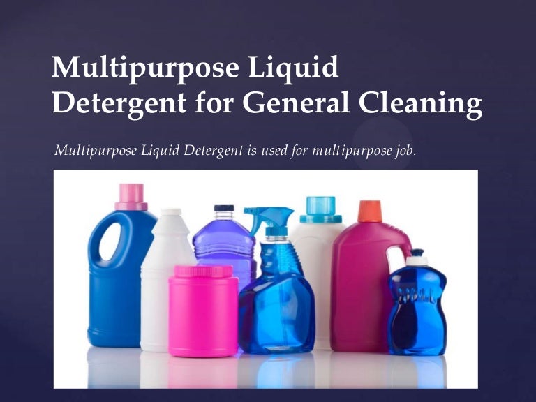Household detergent products
