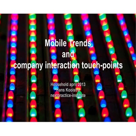 mobile trends and company interaction touch-points