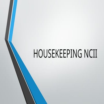 Housekeeping : setting trolley or cart .ppt