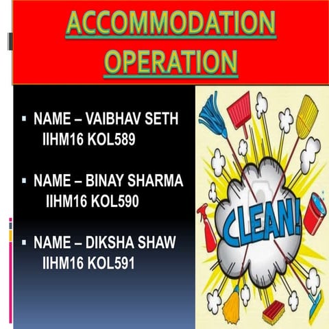 Housekeeping presentation