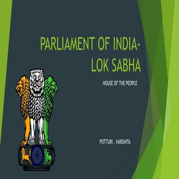 House of people   lok sabha