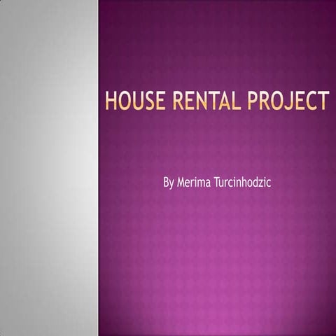 Room rental system | PPTX