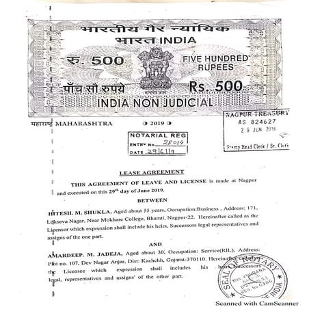 House rent lease agreement