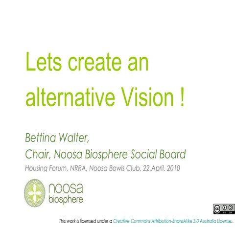 Affordable Housing: Lets create an alternative vision! | PPT