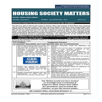 Housing society-matters-issue-3