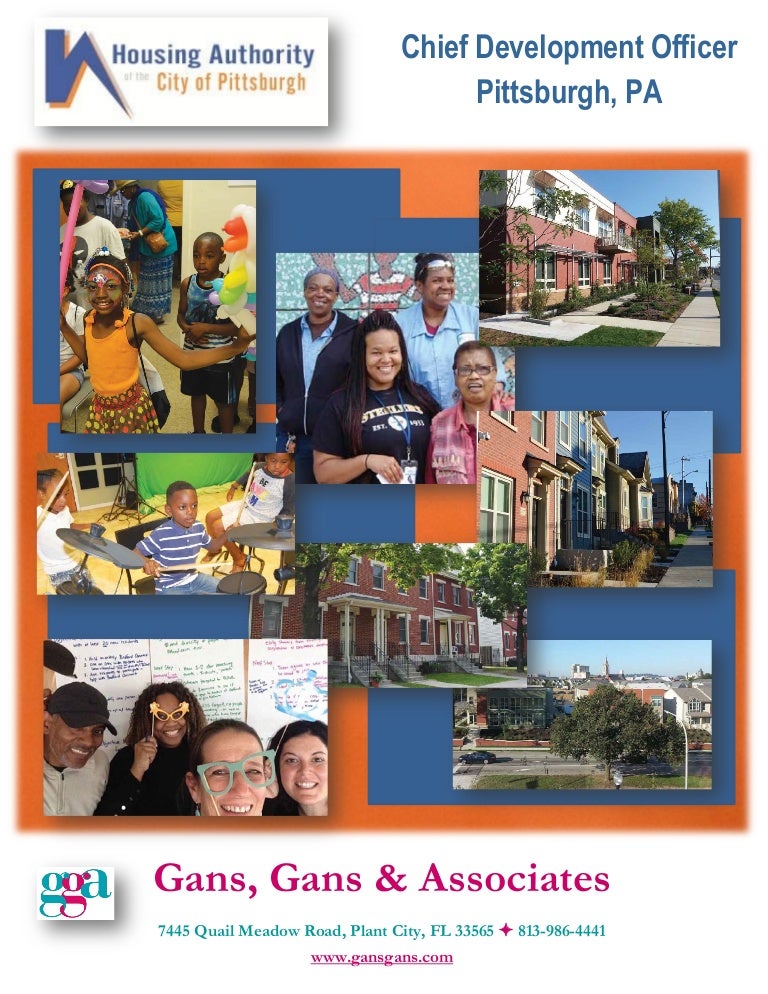 Housing Authority City of Pittsburgh Chief Development OfficerPD