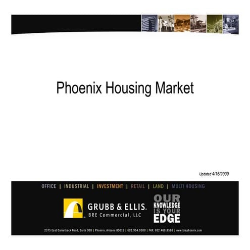 Housing Phoenix Market April 2009