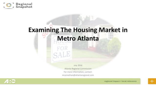 Housing prices snapshot 2016 final