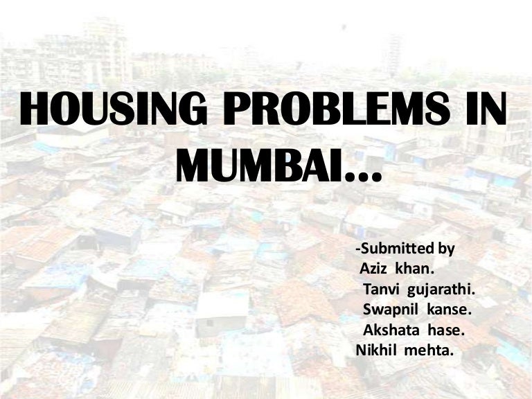 Housing problem