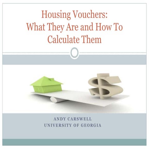 Housing Vouchers: What They Are and How To Calculate Them