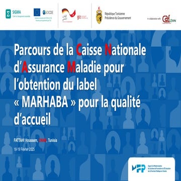 Houssem Fattehi - CNAM et le label MARHABA - User-centric public administrati...