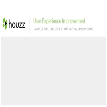 UX-HCI redesign - Houzz | PDF