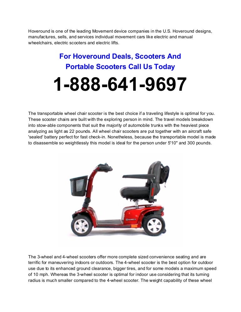 Hoveround Scooter Store Deals... 18886419697