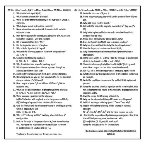 How do you account for the reducing behaviour of h3 po2 on the basis of its s...