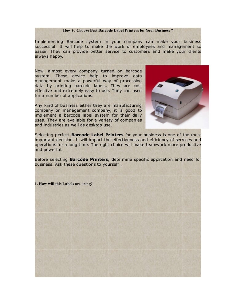 barcode label printing service