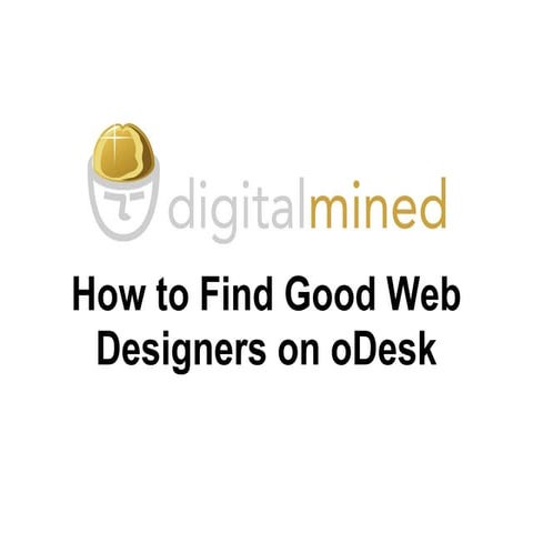 How to find good web designers on oDesk