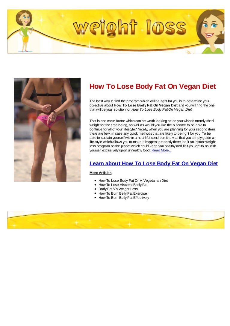 diet to lose body fat