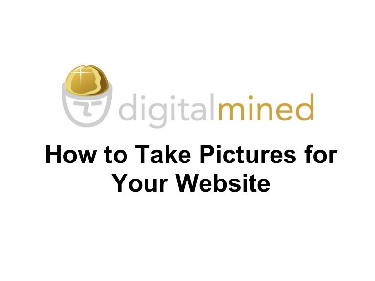 How to take pictures for your website