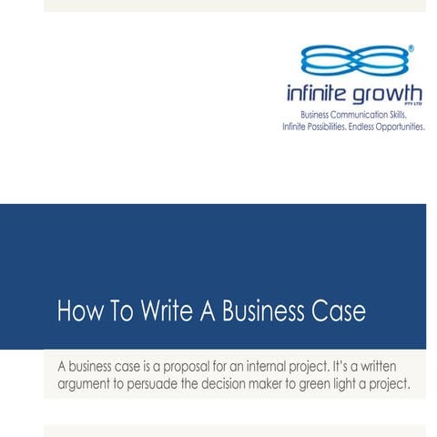 How To Write A Business Case