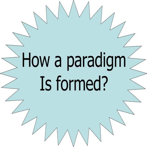 How a paradigm is formed.ppt