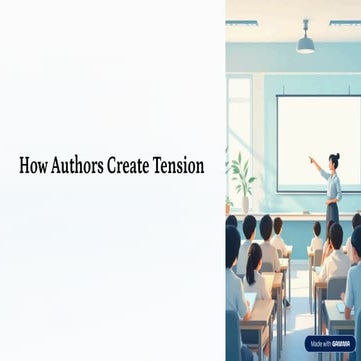 Creating Tension and Suspense in Literature | PDF