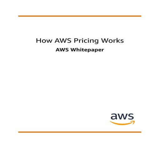 How AWS Pricing Works
