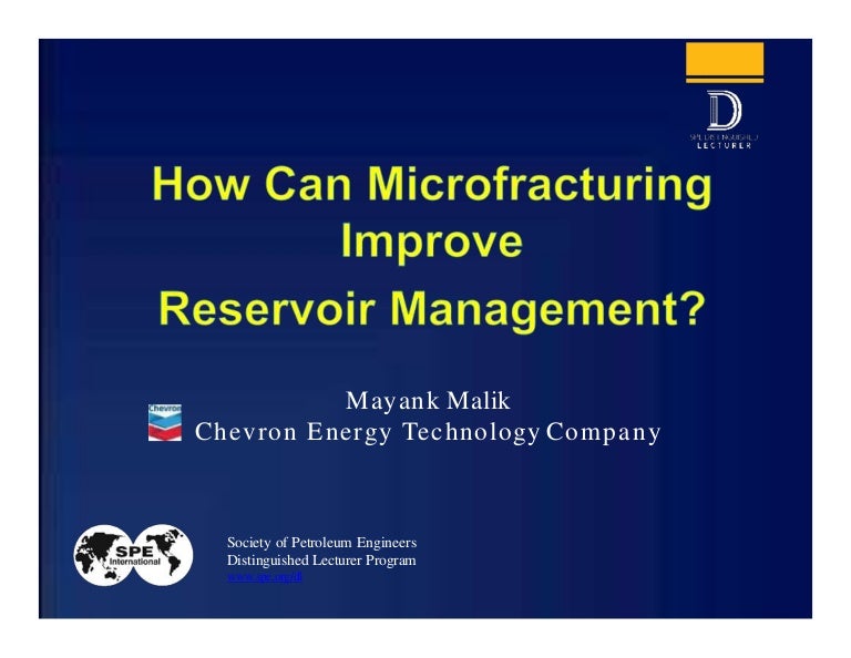 How Can Microfracturing Improve Reservoir Management?