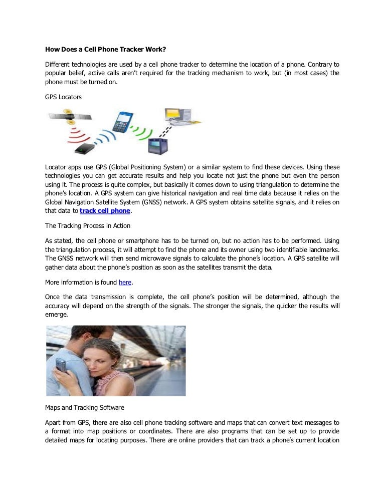 How Does a Cell Phone Tracker Work?