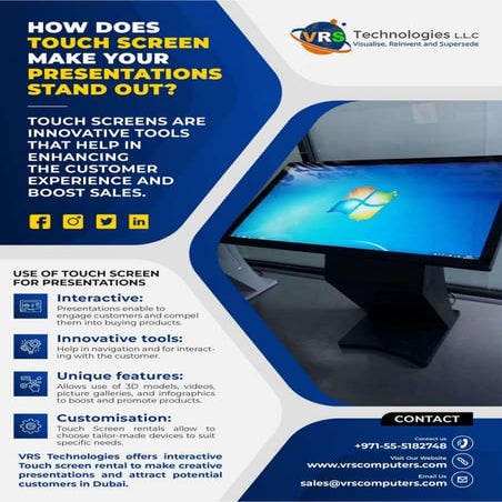 How does Touch Screen Make Your Presentations Stand Out?